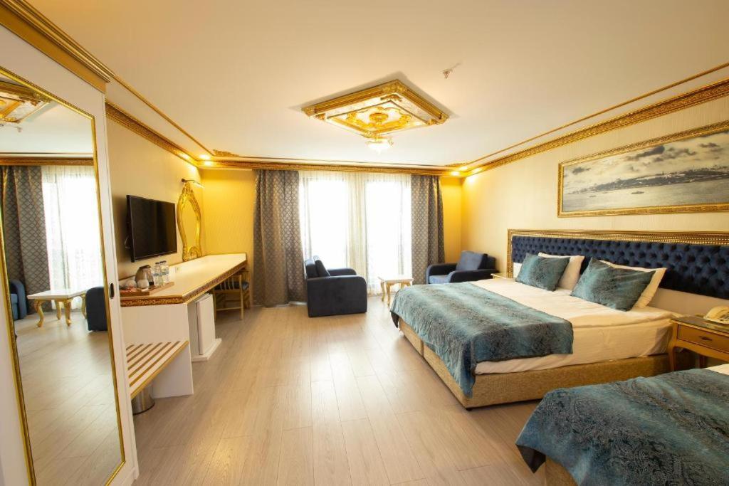 Phosphorion Hotell Istanbul Eksteriør bilde Family room