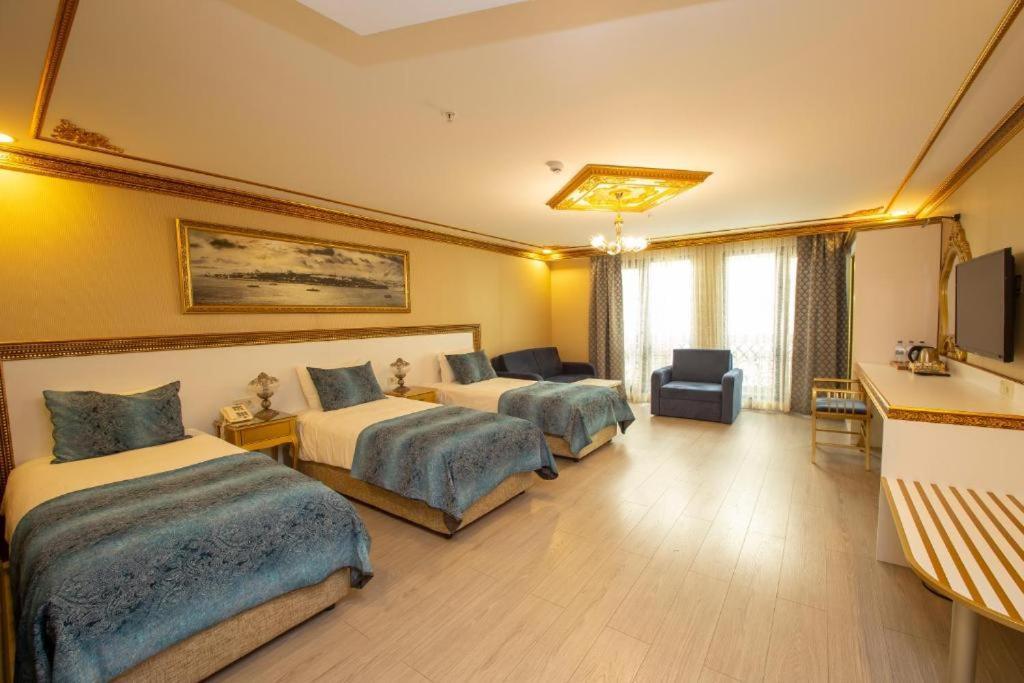 Phosphorion Hotell Istanbul Eksteriør bilde Family room